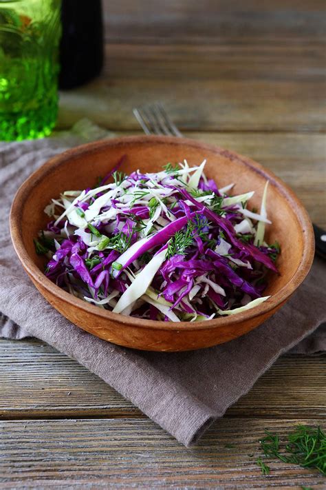 Salade de chou rouge noix gingembre et curcuma