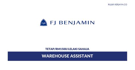 Average salary for fj benjamin employees in malaysia. Jawatan Kosong Terkini FJ Benjamin ~ Warehouse Assistant ...