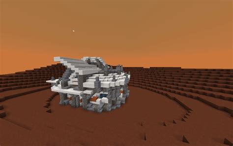I Built A Futuristic Mars Base In The Galacticraft Mod The Other Day