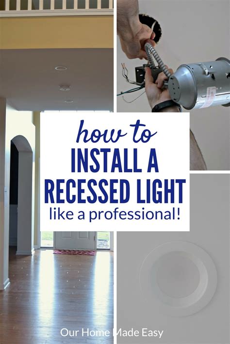 There are so many different types of lighting and they are all unique. How to Install Recessed Lighting Like a Pro! - Our Home ...