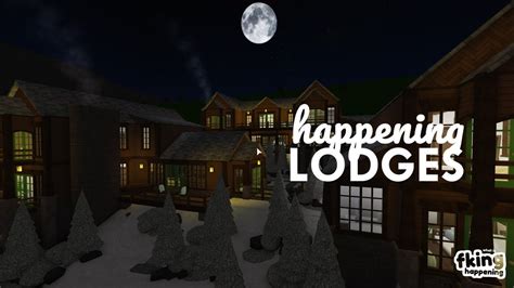 ️ Building The Luxury Lodge Happening Lodges Resort Ep 3 Bloxburg