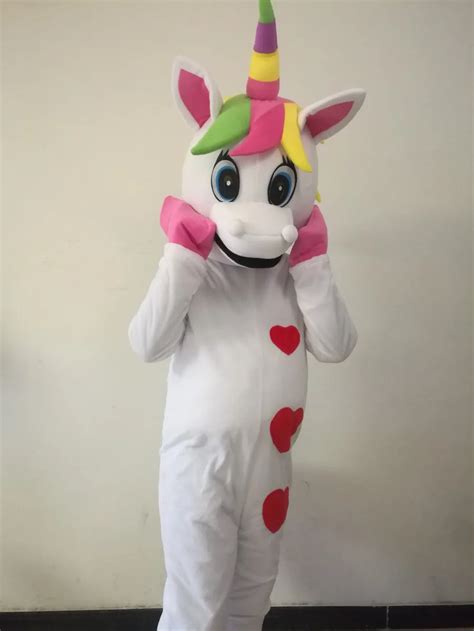 Hot Selling Unicorn Mascot Costume Rainbow Pony Mascot Costume Pony