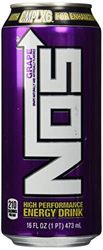 Nos Energy Drink Grape 16 Ounce Pack Of 8 Buy Online In Uae