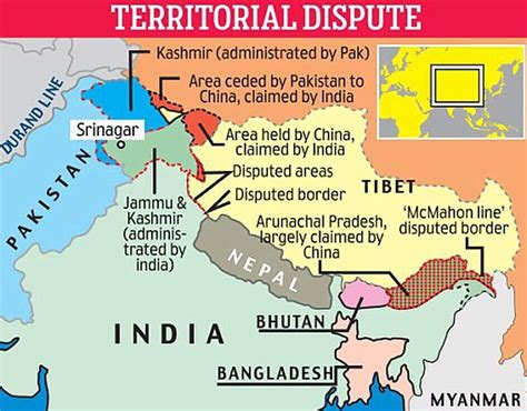 India China Border Disputes Legacy Ias Academy