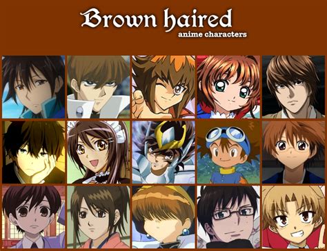 Brown Haired Anime Characters By Jonatan7 On Deviantart