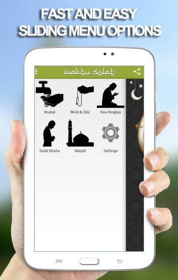 Seems an app like waktu sholat indonesia is available for windows! Waktu Solat Malaysia - Android Apps on Google Play