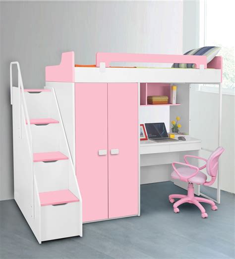 Whether your kid wants a bed with cartoon graphics or those amazing loft beds, furniture stores in houston have the perfect solution for all their needs. Buy Boston Study Bunk Bed in Pink by Alex Daisy Online ...