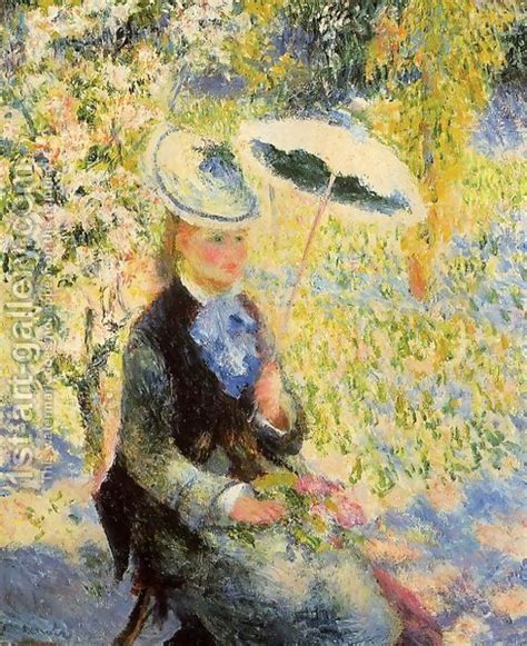 The Umbrella Painting By Pierre Auguste Renoir Reproduction 1st Art