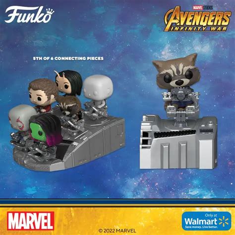 New Funko Pop Marvel Guardians Of The Galaxy Guardians Ship Rocket