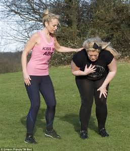 Gemma Collins Gets Puffed Out As Josie Puts Her Through Her Paces In