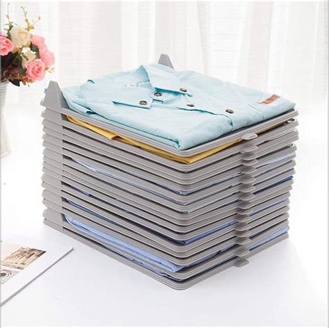 1 10x Clothes T Shirt Folder Magic Folding Board Flip Fold Laundry
