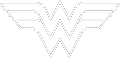 Wonder woman logo coloring page from wonder woman category. How To Draw Wonder Woman Logo - Coloring Home