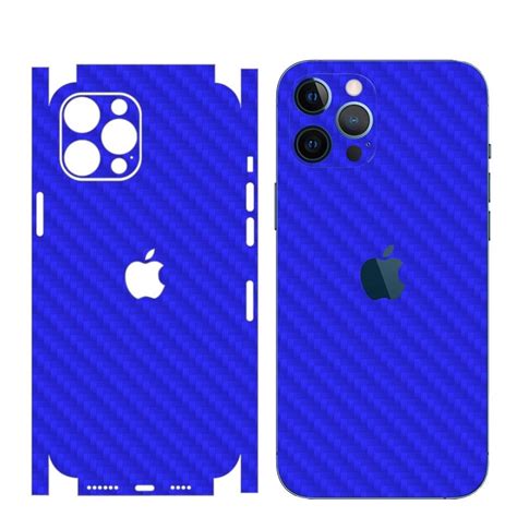 Mojoskins 3m Blue Carbon Fiber Phone Skin Wrap Sticker Iphone 13 Pro