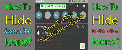 What Are The Android Phone Symbols At Top Of Screen How To Hide Status