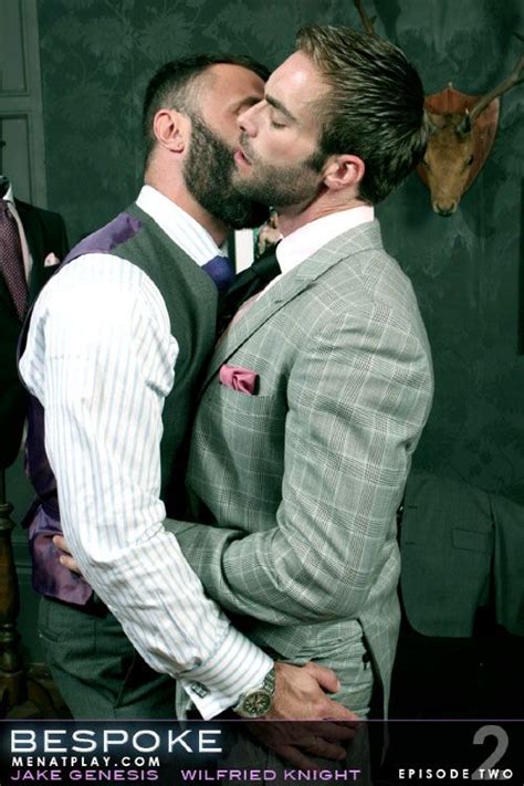 Menatplay Allgood Men Kissing T Play Fitted Suit Man In Love Male Body Gay Pride Bearded