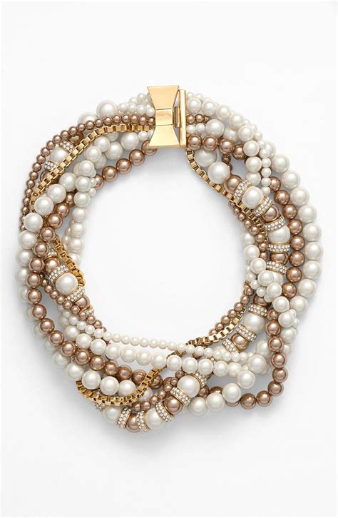 Kate Spade New York Parlour Pearl Twisted Statement Necklace Nordstrom