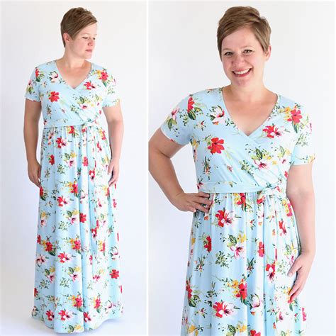 The Wrap Top Maxi Dress Sewing Pattern Tutorial Its Always Autumn