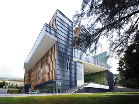 Imposing And Modern Design Of A College Campus In The City Of Tuen Mun