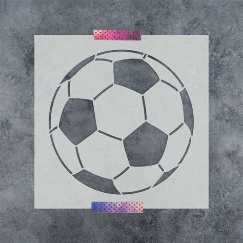 Soccer Ball Stencil Stencil Crafts Stencils Crafts