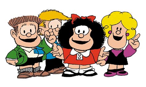 A Conversa Entre Mafalda E Seus Amigos