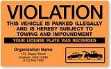 Pictures of Illegal Parking Signs