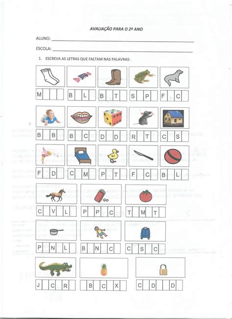 InclusÃo AvaliaÇÃo Adaptada Para O 2o Ano