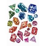 Watercolor Gems Gemstones Behance Project