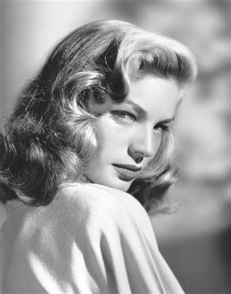 Lauren Bacall Classic Hollywood Glamour 1940s Hairstyles Lauren Bacall