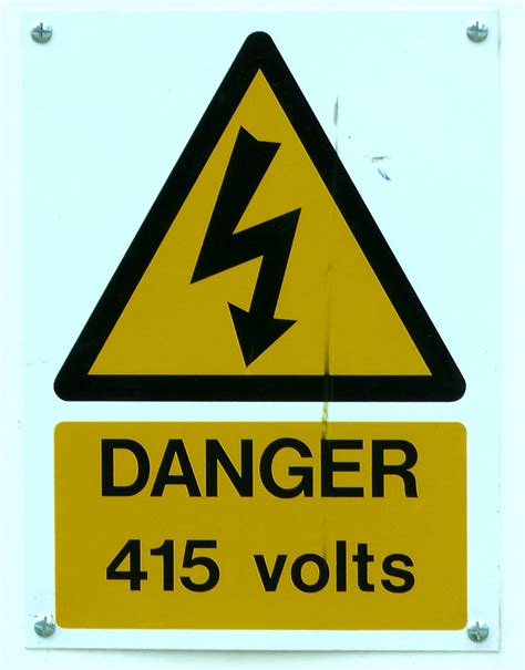 Image danger-9 : Danger 415 Volts Sign Free Stock Photo - Public Domain ...