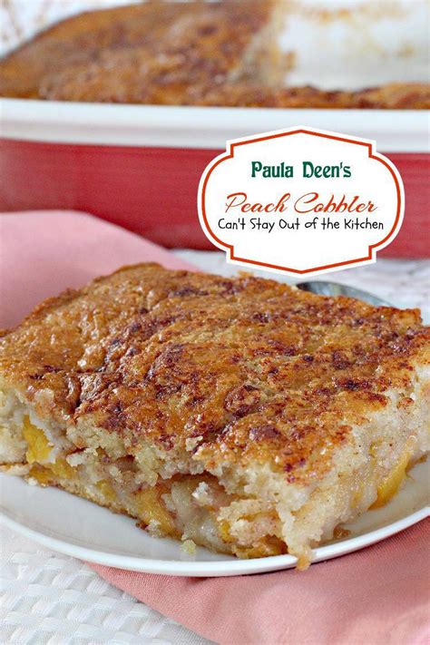 Awesome, and made mine with apples i peeled, cored and sliced and stewed on the stove for 30 minutes, then drained and placed in batter and baked. apple cobbler paula deen