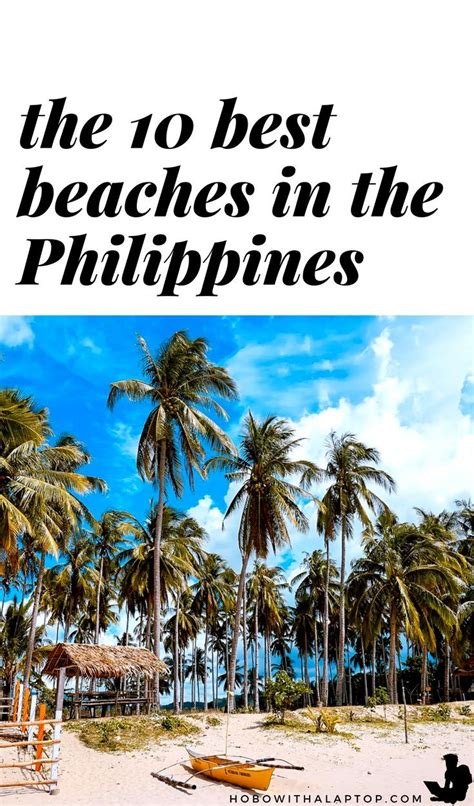 The Beach With Palm Trees In The Background And Text Overlay That Reads The 10 Best Beaches In