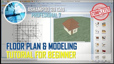 Ashampoo 3d Cad Profesional 7 Floor Plan Tutorial For Beginner
