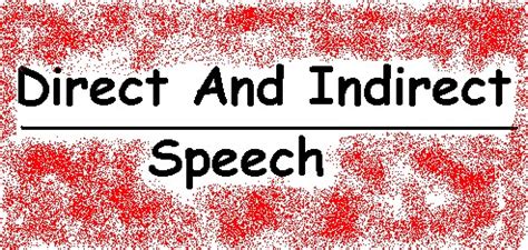 Transferring the sentence that someone else says is called indirect speech. 샤이니Riska: Direct and Indirect Speech