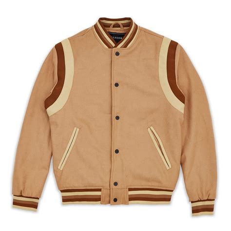 Westlake Varsity Jacket Tan Xs Reason Touch Of Modern