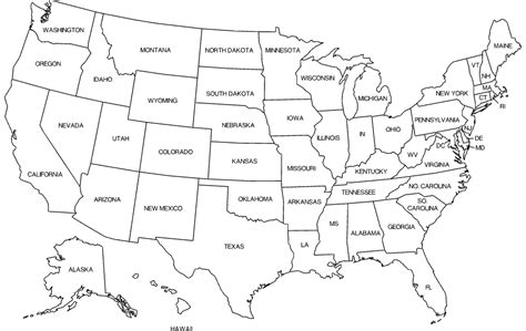 Us 50 States Map Dxf File Free Download