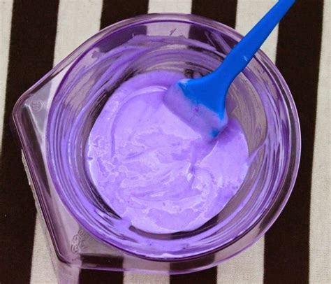 Different in that it's used on barely damp hair. DIY Purple Shampoo Toner Recipe And Guide | Brassy hair ...