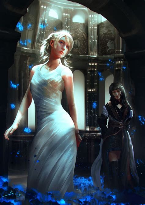Artstation The Lady Oracle Sarayu Ruangvesh Final Fantasy Final