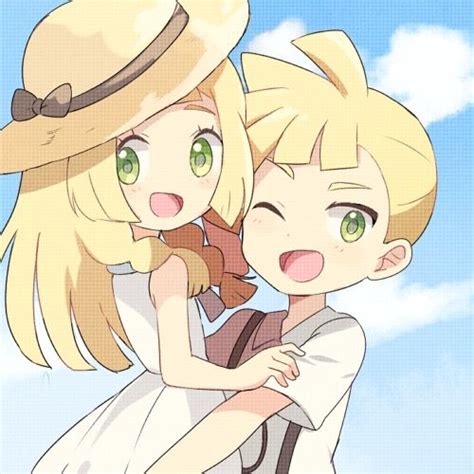 Lillie And Gladion By May Pixiv Id 233774 Pokemon Anime Gladion