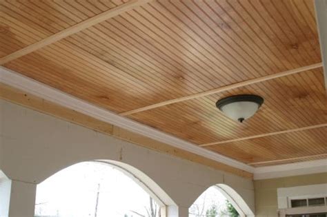 A home needs a special attention to every side of the home. beadboard ceiling...put lots of insulation in... use pine ...