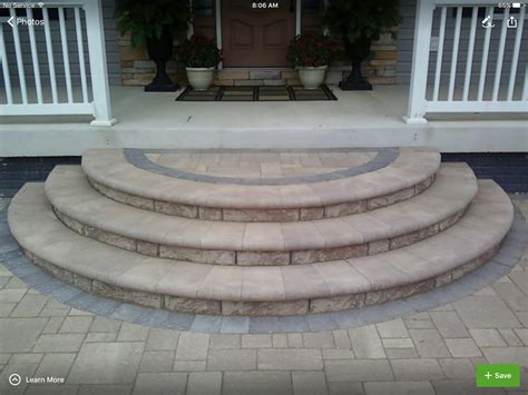 Pin By Michael Kneer On Concrete And Stone Steps Patio Steps Patio