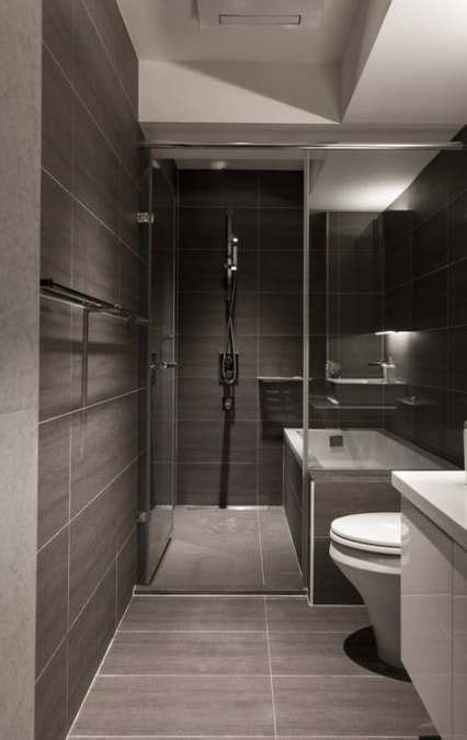 If a tub is a must, consider a japanese soaking tub to add serenity without taking up square footage. Bathroom tub modern layout 61 ideas for 2019 | Modern ...