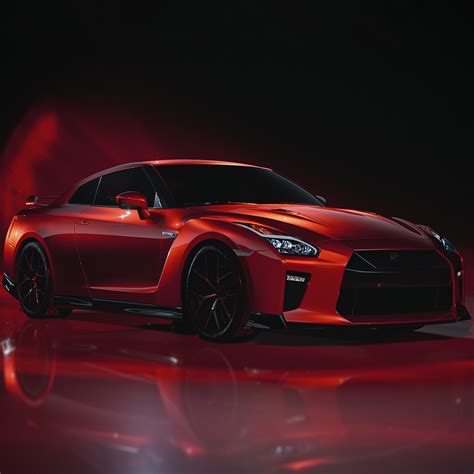 2048x2048 Red Nissan Gtr 4k Ipad Air Hd 4k Wallpapers Images
