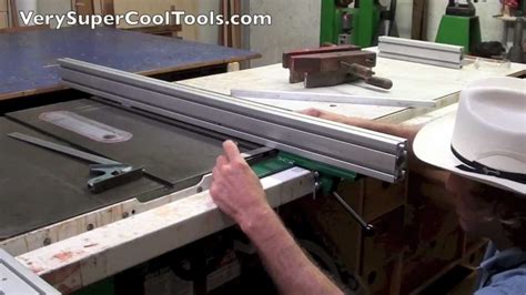 How To Square Your Aluminum Extrusion Fence To Your Table Saw Youtube
