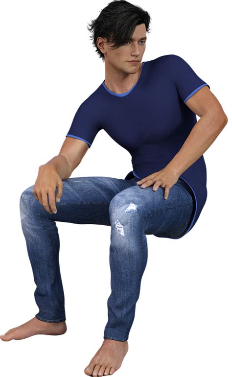 Casual Sitting Man Transparent Images Png Play