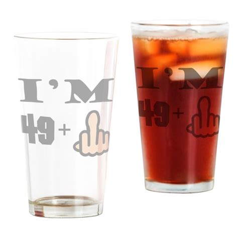 She may be your mom, sister, wife or friend, these gifts are suitable to all. Middle Finger 50th Birthday Drinking Glass by ...