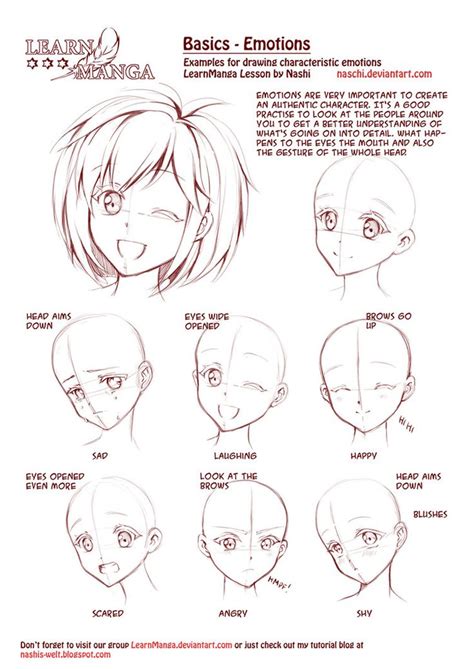 Learn Manga Emotions Pasos Para Dibujar Anime Como Dibujar Animes