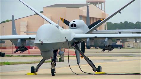 military drone up close view of the mq 9 reaper uav youtube