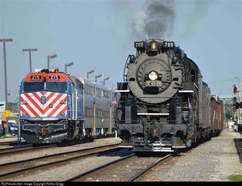 Nkp 765 Nickel Plate Road Steam 2 8 4 At Franklin Park Illinois By