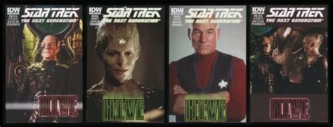Star Trek The Next Generation Hive Comic Set 1 2 3 4 Borg Variant Photo
