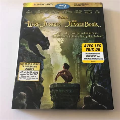 The Jungle Book Blu Raydvd 2016 With Slipcover Bilingual Free